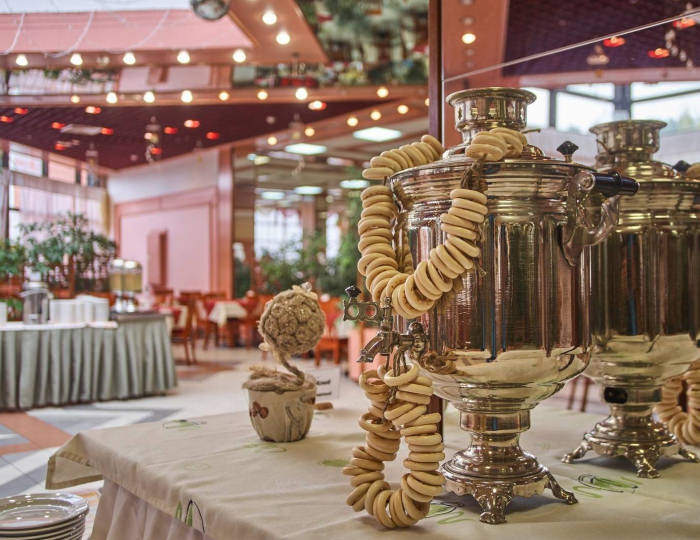 Большой зал ресторана - Пансионат «Заря»