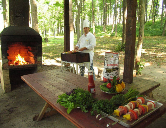 Площадка для барбекю - Пансионат «Заря»